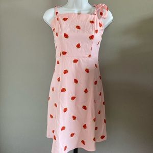 SHEIN Pink Strawberry Dress
